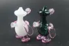 Kawayi Duck Glass Bong Pink Oil Burner Water Bong for Dab Rigs Bongs Ash Catcher Hookah Smoking Oil Burner Water Pipe Bubbler