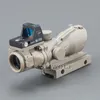 Trijicon Acog 4x32 Tan Tactical Real Fiber Optic Green Upplychated Black Red Dot Sight Hunting Riflescope