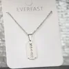 Everfast 10pc/Lot Shaver rostfritt stål Charms Funny Custom Pendant Halsband Kvinnor Män mode Minimalistiska smycken SN093