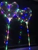 Valentine039s Prezenty LED MIŁOŚĆ SERCE BOBO BALLONY Nocne światła Balon Flash Air Balloon na przyjęcie weselne Deco8435144