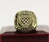 Gioielli di moda per uomini all'ingrosso 1997 Auto Race Ring Angol Sports Fans Collection Souvenir Christmas Friend Gift6066985