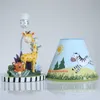 Animal das crianças candeeiro de mesa quarto lâmpada cabeceira criativo bonito quente dos desenhos animados menino luzes decorativas girafa zt0050