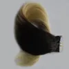 T1B/613 pegatina piel trama 100 g/paquete PU cinta pegamento piel trama extensiones de cabello 100% Remy cabello humano cinta extensión de cabello envío gratis