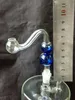 The color of glass gourd pot Wholesale Glass bongs Oil Burner Glass Water Pipes Oil Rigs Smoking Free