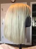 Blond menselijk haarpruik gebruikte bob