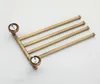 Racks Towel Racks Antique Brass 4 Layer Activities Towel Bar Holder 180 Degree Rotation Wall Bathroom Accessories Hanger Shelf ST3304