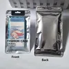 12 * 22cm en plastique Zipper Grind arénacé Silver Retail Packaging Bag Pour iphone XS Max 6s 4.7 / 5.5 Samsung S8 s9 housse