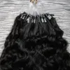 Afro Kinky Curly Natural Micro Bead Hair Extensions 100g Micro Loops Rings hair Extensiones Curly Micro Loop Hair Extensiones