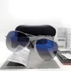 Роскошные качественные стеклянные линзы солнцезащитные очки женщины мужчины UV400 Unisex Eyewear Pilot 58 мм 62 -мм зеркального оттенка винтаж с QR B7923567