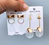 Mixed 12 style 12 pairs woman girls S925 silver needle Earrings Long tassel Fashion crystal Anti allergy Ear Studs Eardrop