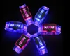 Led Rave Toy Happy Word Flashing Wristband Glow Bangles Bands Jelly Bracelets 80s 80's Fancy Dress Kid Party Favors Presents LED Armband