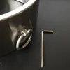 2018 Nuovi giocattoli sessuali BDSM SM Collare resistente in acciaio inossidabile di lusso / Collare di bloccaggio in ferro spesso lucidato a specchio
