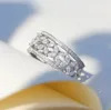 Victoria Wick Top Verkauf Choucong Brand New Luxus Schmuck 925 Sterling Silber Marquise 5A CZ Diamant Party Büro Hochzeit Band Ring Geschenk