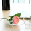 روز الاصطناعي الزهور الحرير ريال اللمس لحفل زفاف تصميم المنزل باقة منتجات الديكور التموين HJIA128