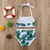 2018 badpak kinderen baby meisjes groen tankini bikini badmode badpak groene zomer schattige twee-stukken of een stuk set beachwear kleding