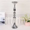 50cm porta-velas Flower jarra Rack Candle Stick gold sliver Mesa De Casamento Centerpiece Event Road lead Candle Stands