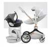 Hot Mom Strollers kan sitta högt landskap vikning lätta lätt importerad barnvagn