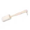 New Natural Loofah Long Wood Handle Shower Bath Body Back Brush Spa Scrubber1059577