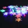 5M 216LED 35M 96LED SNOWFAKE STRING LIGHTING HOME XMAS DECORATION JUL LJUS Outdoor Waterproof IP65 Fairy Curtain1686656