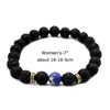 8mm Lava Stone Strands Bracelets Energy Balance Beads Charm For Men Women Prayer Lover Yoga Jewelry