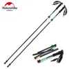 Naturehike Outdoor Ultra-Light Eva Uchwyt 5 sekcji Regulowany laski Walking Laski Alpenstock 1 PC