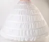 Stock 2021 Fashion Ball Kappa 6-hoops för bröllop Prom Quinceanera Klänningar Underskirt Billiga Designer Hög kvalitet Ny Gratis frakt