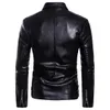 2018 nouvelle marque veste en cuir PU hommes fermetures à glissière Biker moto veste avec ceinture mâle automne hiver manteaux grande taille