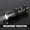 Mini Zoom T6/L2 Flashlight Led Torch 5 mode 8000 Lumens waterproof 18650 Rechargeable battery give free gift