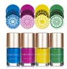 New Arrival 4 Colors Nail Stamping 폴란드어 인쇄 스탬프 이미지 네일 아트 스탬프 네일 아트 세트 무료 배송