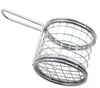 Stainless Steel Fry Chef Baskets Vegetable Meat French Fryer Basket Strainer Net Colander Kitchen Cooking Tool