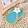 100pcs Flip Flop Shape Luggage Tag Trunk Cards Strip Suitcase Label Bags Tags Travel Accessories Wedding Party Souvenir