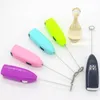 Mini Electric Egg Beaters Convenient Plastic Handle Coffee Coffee Mixer Easy To Clean Stainless Steel Eggbeater 2 72nx ff