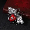 Donne retrò Ape Brooch 5 * 4 cm vintage insetto ape bee spilla tuta tuta pin gioielli moda gioielli accessori fot regalo partito