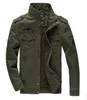 Men's Jackets Men Casual Army Pilot Autumn Winter Bomber Flight Jacket Long Sleeve Coats Male Clothing