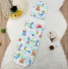 Bebek Uyku Tulumu Yenidoğan Muslin Kundak Battaniye Kap Takım Yenidoğan Bebek Wrap Şapka Set Bebek Uyku Çuval Hayvan Baskı Pijama YL641