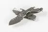 DHL Shipping New Mini Small Folding Knife VG10 Damascus Steel Blade TC4 Titanium Alloy Handle Outdoor EDC Pocket Knives EDC Tools