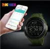 SKMEI män mode smart klocka vattentät pedometer digital armbandsur fjärrkamera kalori Bluetooth watch relogio masculino