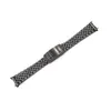 Carlywet 19 mm Partihandel ihålig krökt ände Solid Skruvlänkar Stålbyte Jubilee Watch Band Armband för DateJust