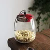 Jars 1000ML Food Storage Glass Jar No Lead Kitchen Storage Bottles Sealed Cans with Cover Large Capacity Candy Glass Jars Tea Box