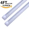 Связываемая LED TUBE T8 8 FT 8FT Высокий просвета Светодиодные Светодиодные Светильники V Форма Интегрируйте двухсторонний Склад Склад Завод Охлаждающий Охладитель Двери