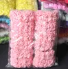 144 st Mini Foam Rose Artificial Blommor Heminredning Bil Bröllop Pompom DIY Dekorativ Krans Bridal Blomma Förfalskad