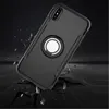 Wholesale TPU+PC 2-in-1 Armor Case Shock-Proof Cases 360 Ring Stand Holder Magnetic Back Cover For iPhone X Samsung S8 Plus S7