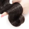 Rosa beleza produtos para o cabelo cabelo virgem brasileiro onda corporal 1 peça 100 pacotes de tecelagem humana não processada tecelagem crua 9699108