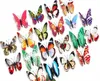 200PCS / Parti 8cm Magnet Noctilucence Wall Sicker Luminous 3D Butterfly Decal Art Wall Stickers Room Magnetic Home Decoration