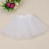 Горячая Распродажа, чистый цвет, детская юбка-пузырь, кружевная юбка принцессы для девочек, детская балетная юбка для танцев, T3I0199