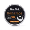 30g Blue ZOO men's face mustache wax and beard care cream tasteless sandalwood orange 4 flavors