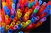 100 PCS Esnek Plastik BENDY Karışık Renkler Parti Tek Kullanımlık İçme Pipetleri Çocuk Doğum Günü Düğün Dekorasyon Etkinlikleri
