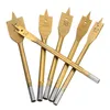 Livraison gratuite 6 pièces/ensemble HSS Spade Paddle plat bois foret outils industriels 10/12/16/18/20/25mm outil de forage du bois