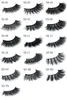 Ręcznie Made 3D Mink Włosy Fałszywe Rzęsy Grube Naturalne Długie Fake Lashes 16 Style Dostępne DHL Free YL003