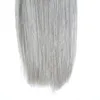 Brazilian Micro Anel Loop Extensões de Cabelo 1G Barato 1B / Cinza Ombre Brazili Hair 100S Real Ombre Humano Cabelo Micro Loop Straigt 100G